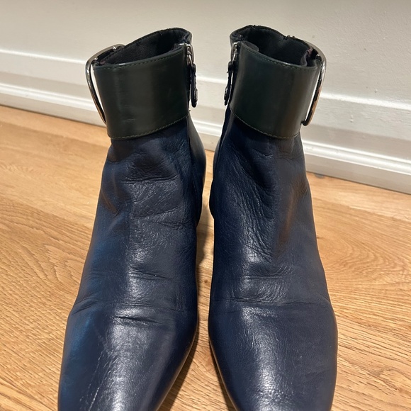 GEOX / Boots / Navy + Green + Silver / Size 24.5 cm (US 7.5) - Picture 2 of 5